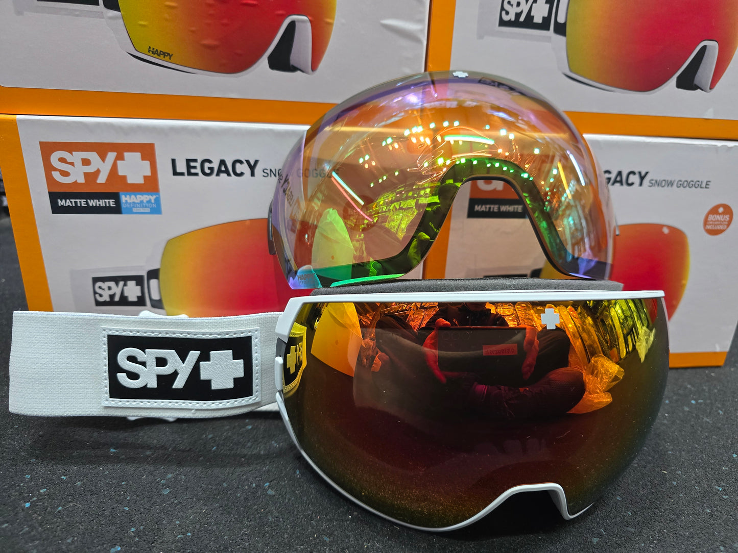 SPY LEGACY with bonus lens (these are XL size lens)