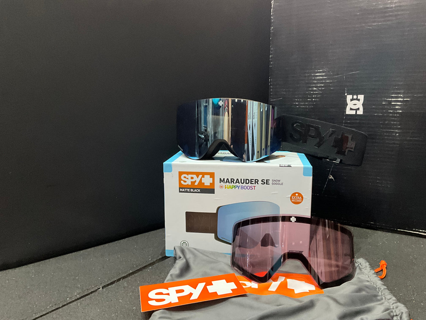 SPY MARAUDER ELITE goggles with bonus lens