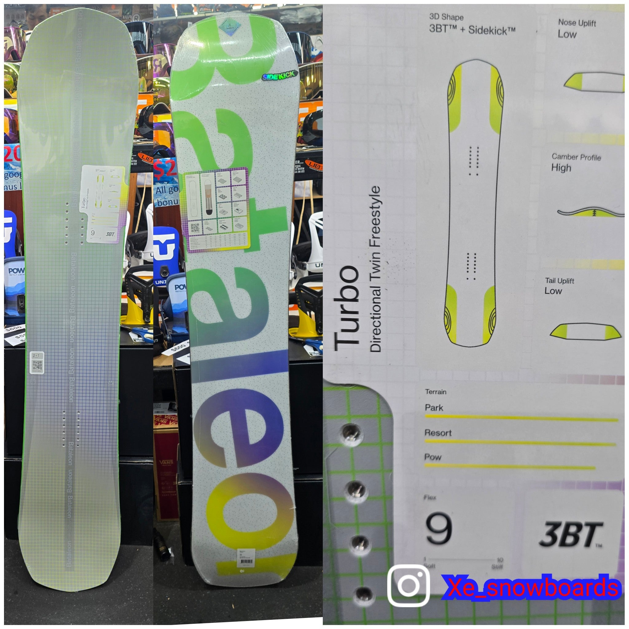 Bataleon TURBO 153cm 156cm 2025 model – xe_snowboards