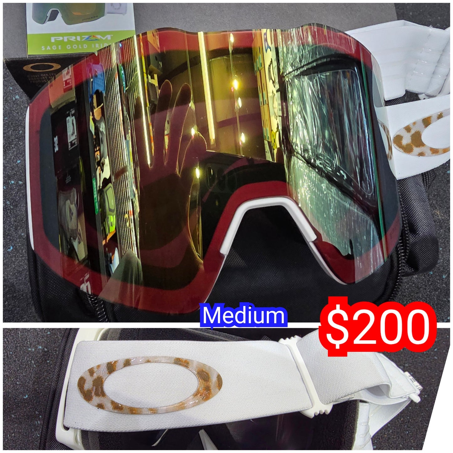 Oakley goggles FALL LINE M or L or XL size