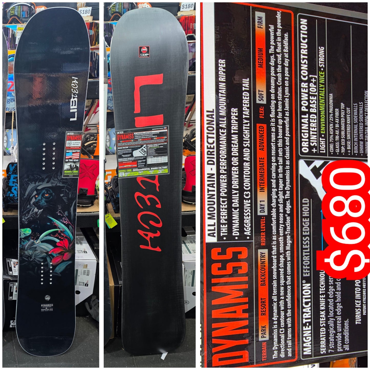 Lib tech Ladies Dynamiss snowboard 149cm 2026 model