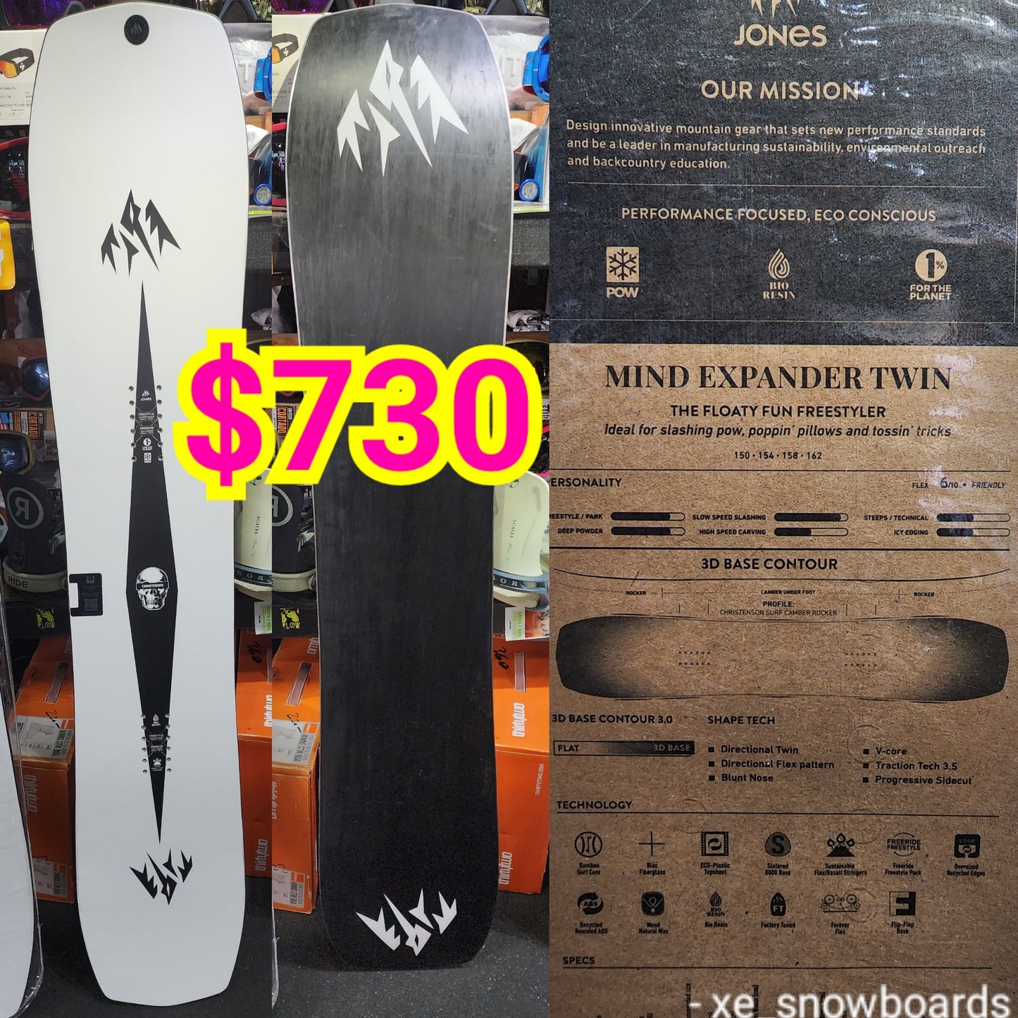 Jones Mind Expander TWIN 151cm 2023 model.