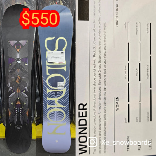 Salomon Wonder 140cm Ladies snowboard 2024 model