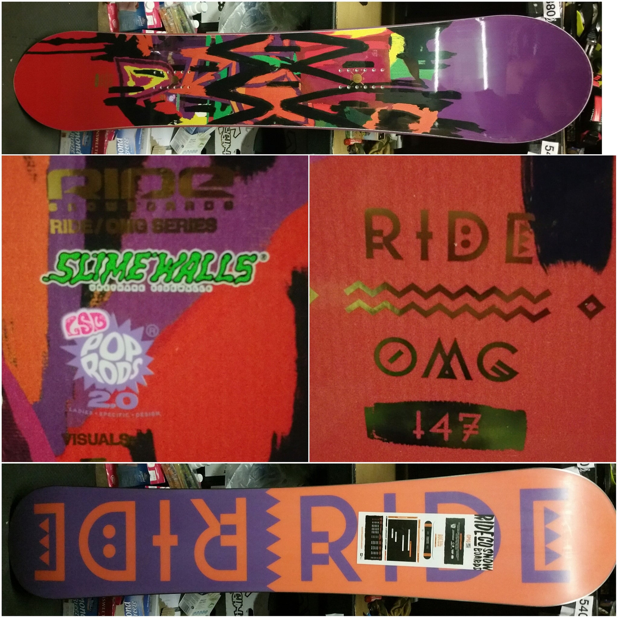 Ride OMG Ladies snowboard 147cm – xe_snowboards