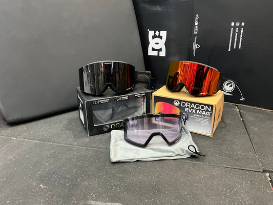 Dragon - RVX MAG | Luma lens | Black or Black & White | Swift-lock magnetic system |Bonus lens
