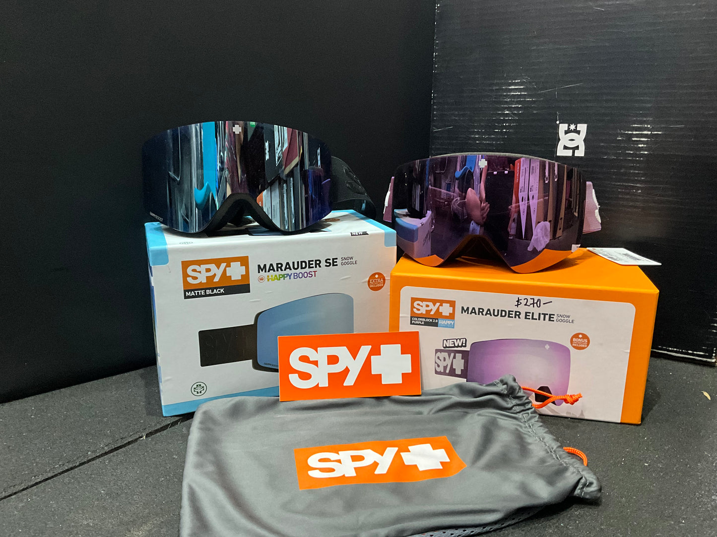 SPY MARAUDER ELITE goggles with bonus lens