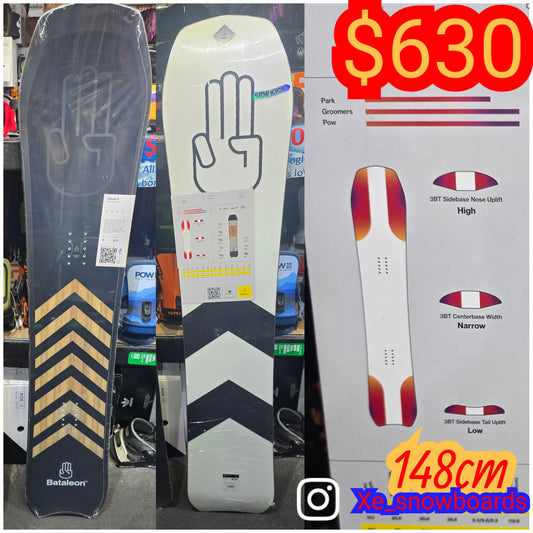 Bataleon CAMEL 2 148cm powder snowboard