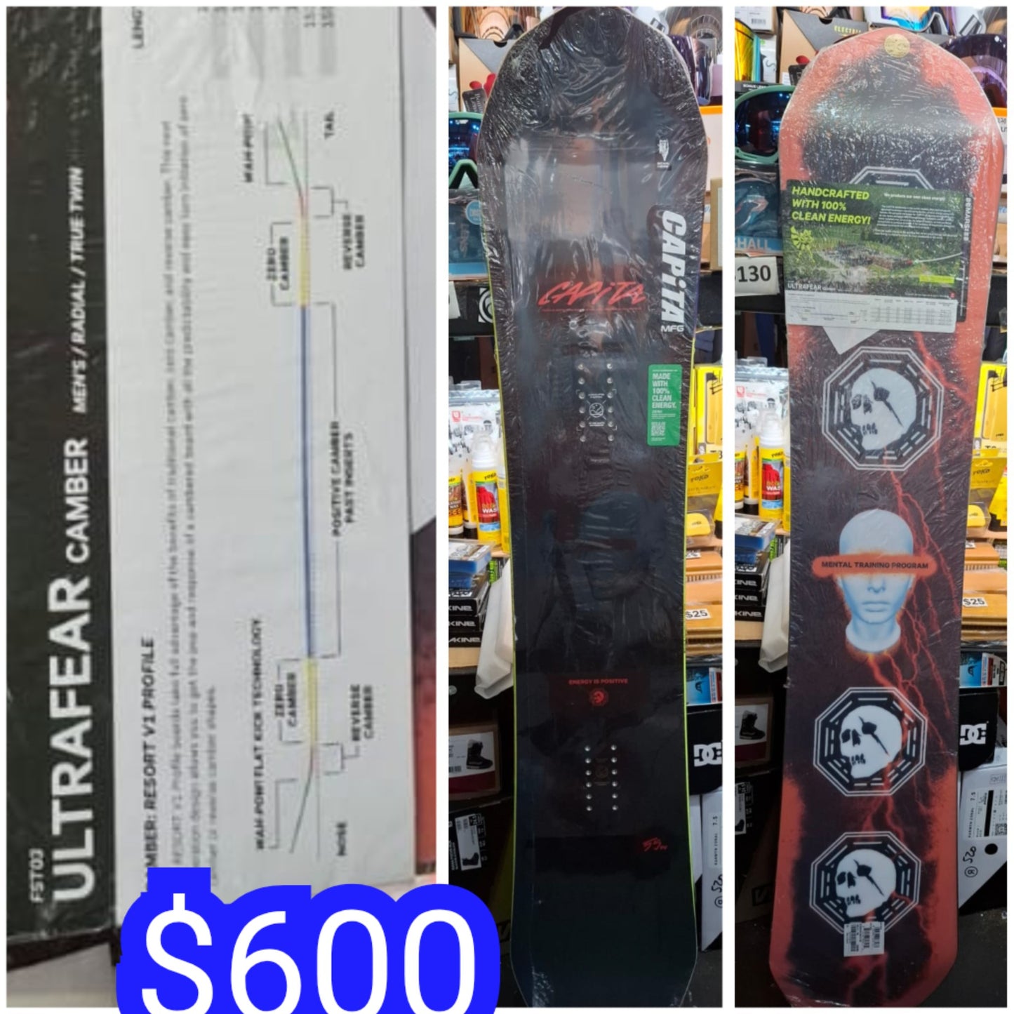 Capita Ultrafear 155cm Wide 2024 model