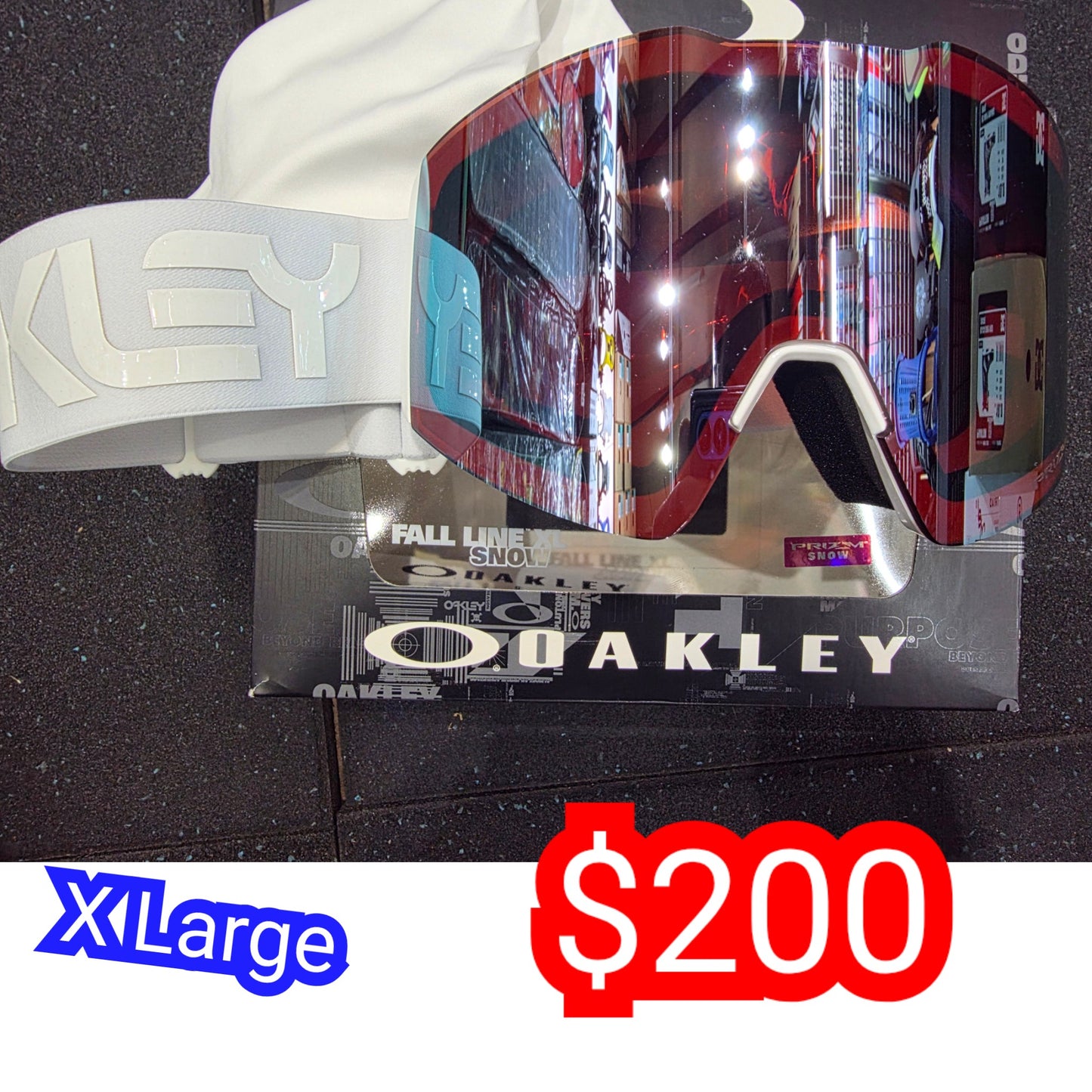 Oakley goggles FALL LINE M or L or XL size