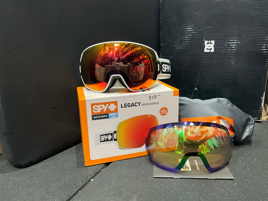 SPY LEGACY goggles with bonus lens (these are XL size lens)