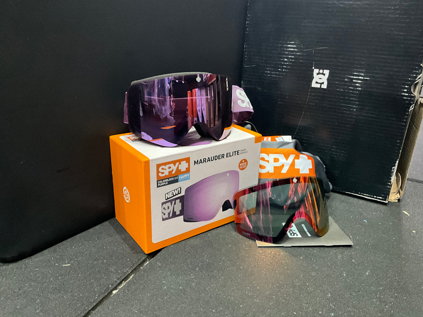 SPY MARAUDER ELITE goggles with bonus lens