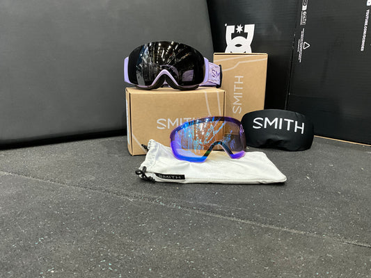 SMITH | I/O Black Medium or I/O MAG Purple Small | Chormapop + bonus lens | Quick release