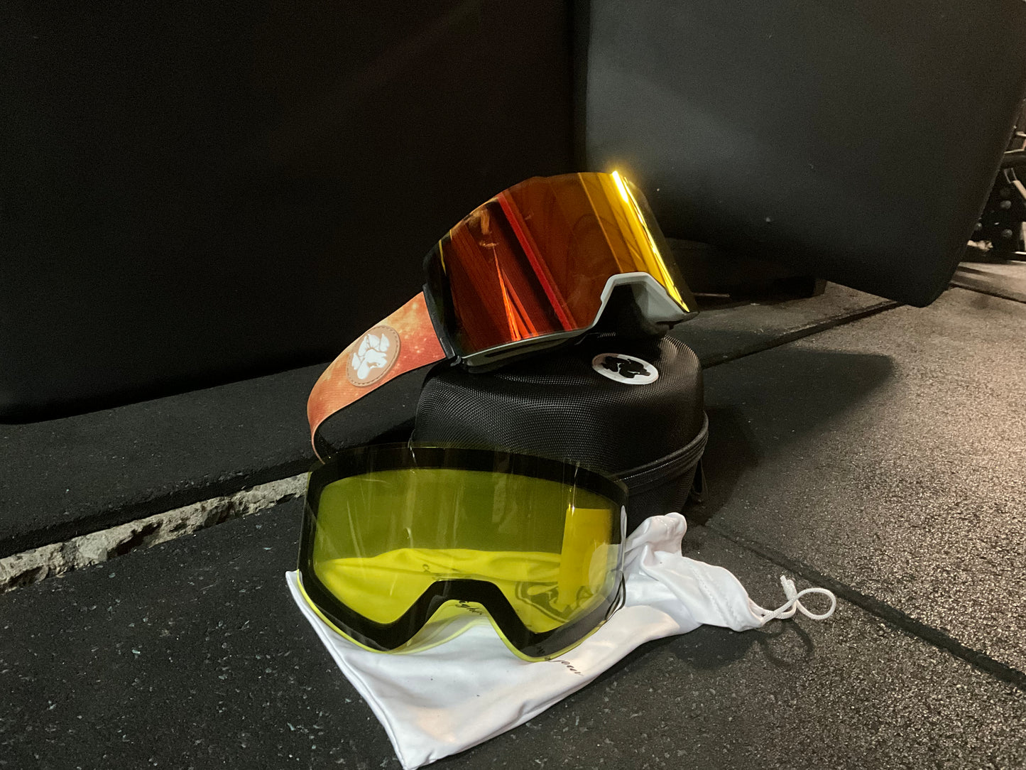 Iconyx 🐾 | Regular Frameless | Pink and Orange | Bonus Lens | Magnetic switching |