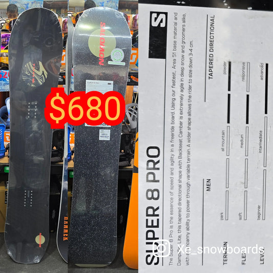 Salomon SUPER 8 PRO model 2024 model 157cm men's snowboard