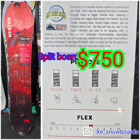WESTON Rise Splitboard 146cm or 149cm