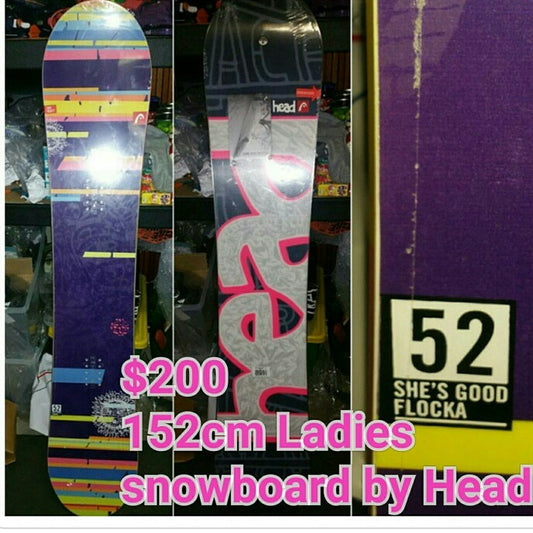 Head She's good FLOCKA ladies snowboard 152cm