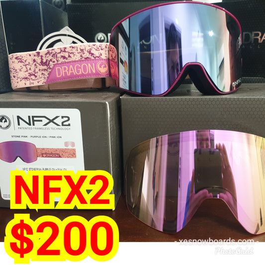 Dragons NFX2 lens, dragon goggles - PINK