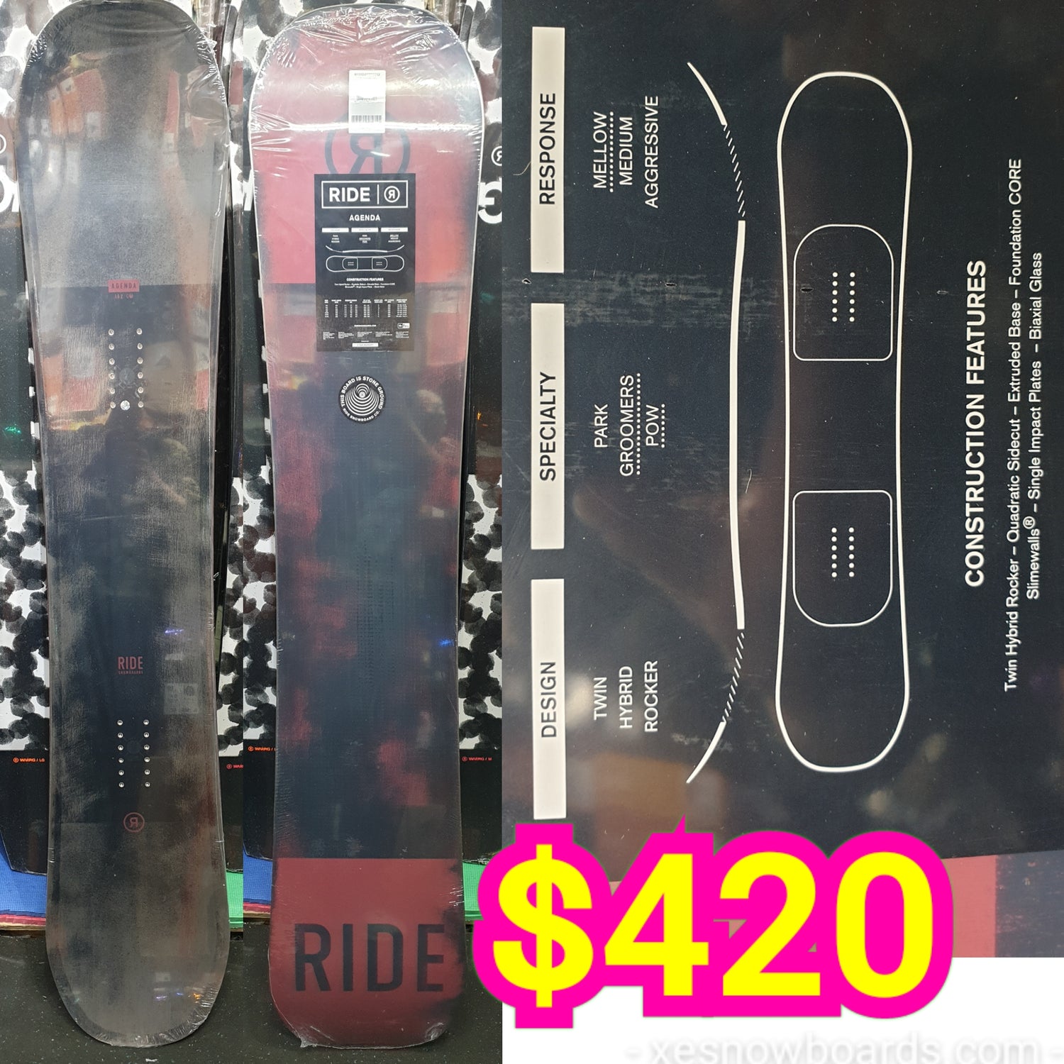 ride agenda snowboard 156 Ride Agenda 152cm 155cm 158cm 2020 model – xe_snowboards