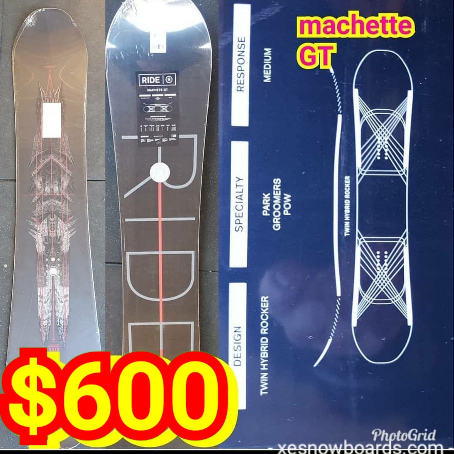 Ride Machete GT 161cm 2019 model   ** MY TOP PICK for carvers **