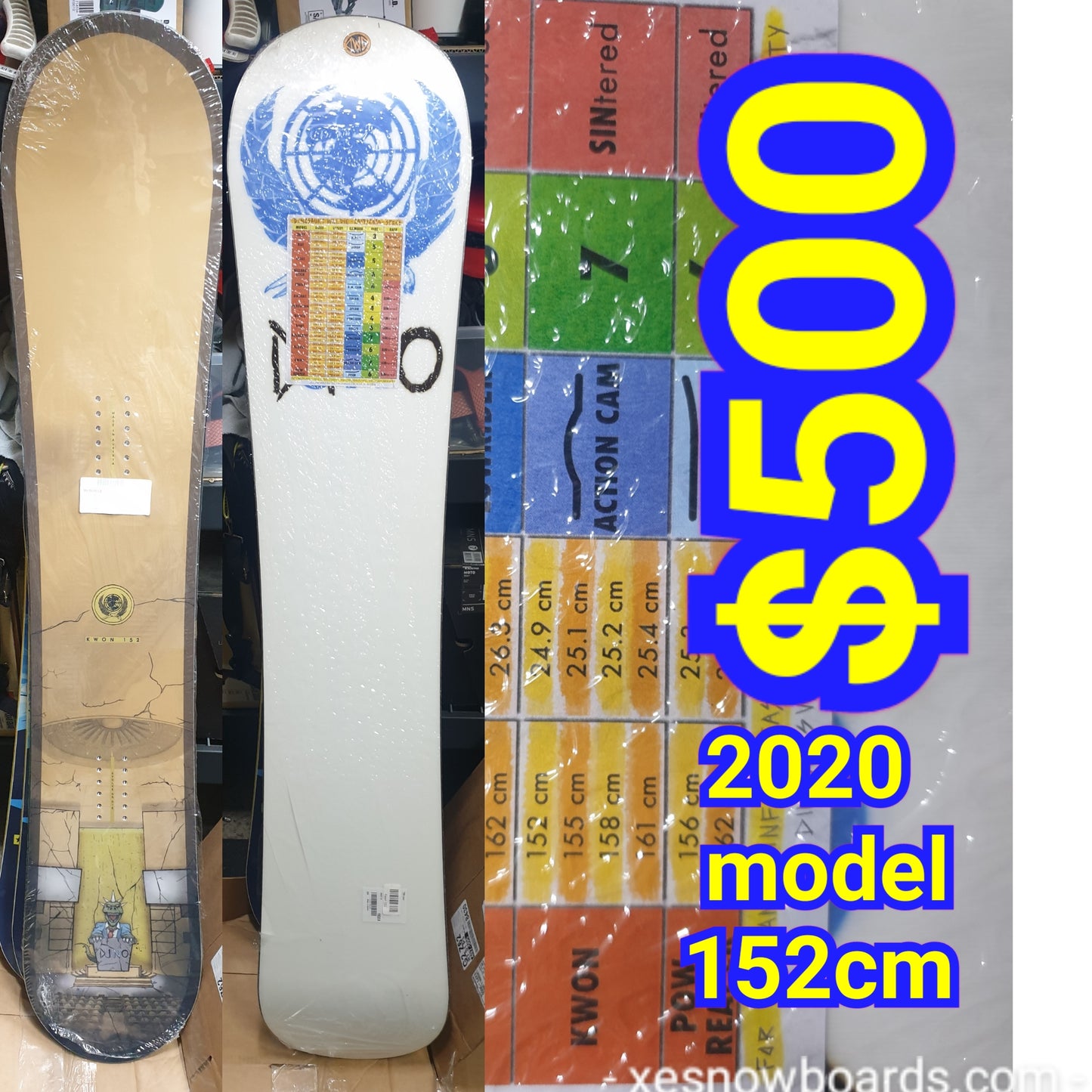 DWD KWON snowboard 2020 Model 152cm