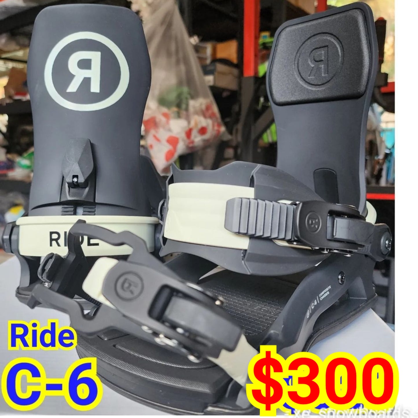 Ride C-6 bindings 2023 model Black colour only.